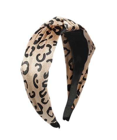 Leopard Knotted Headband