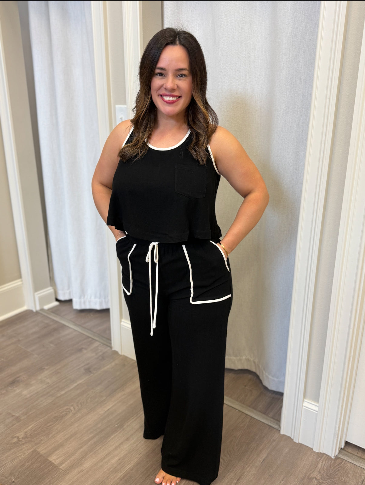 Coastal Linen Pants Set