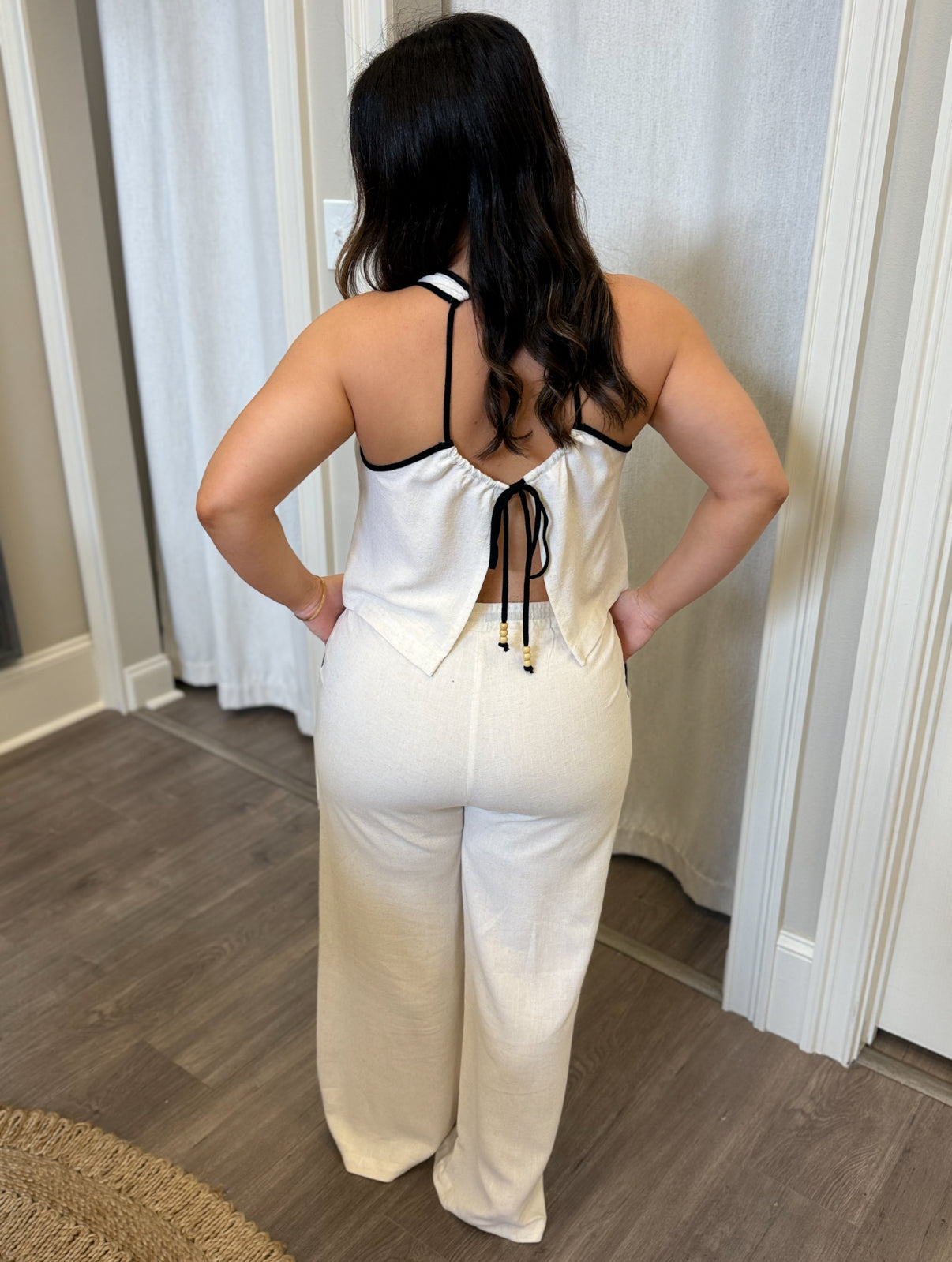 Coastal Linen Pants Set