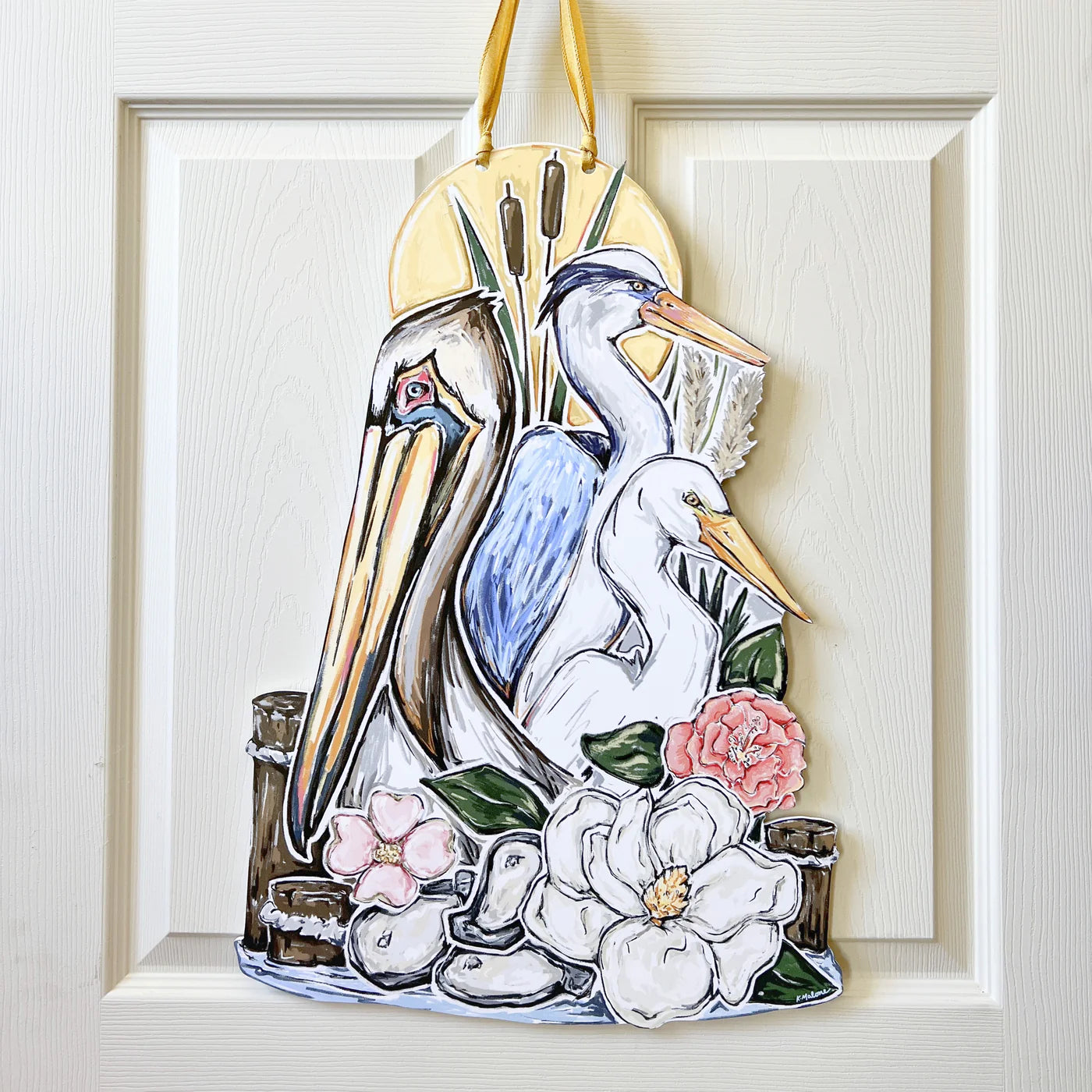 Southern Marshland Door Hanger
