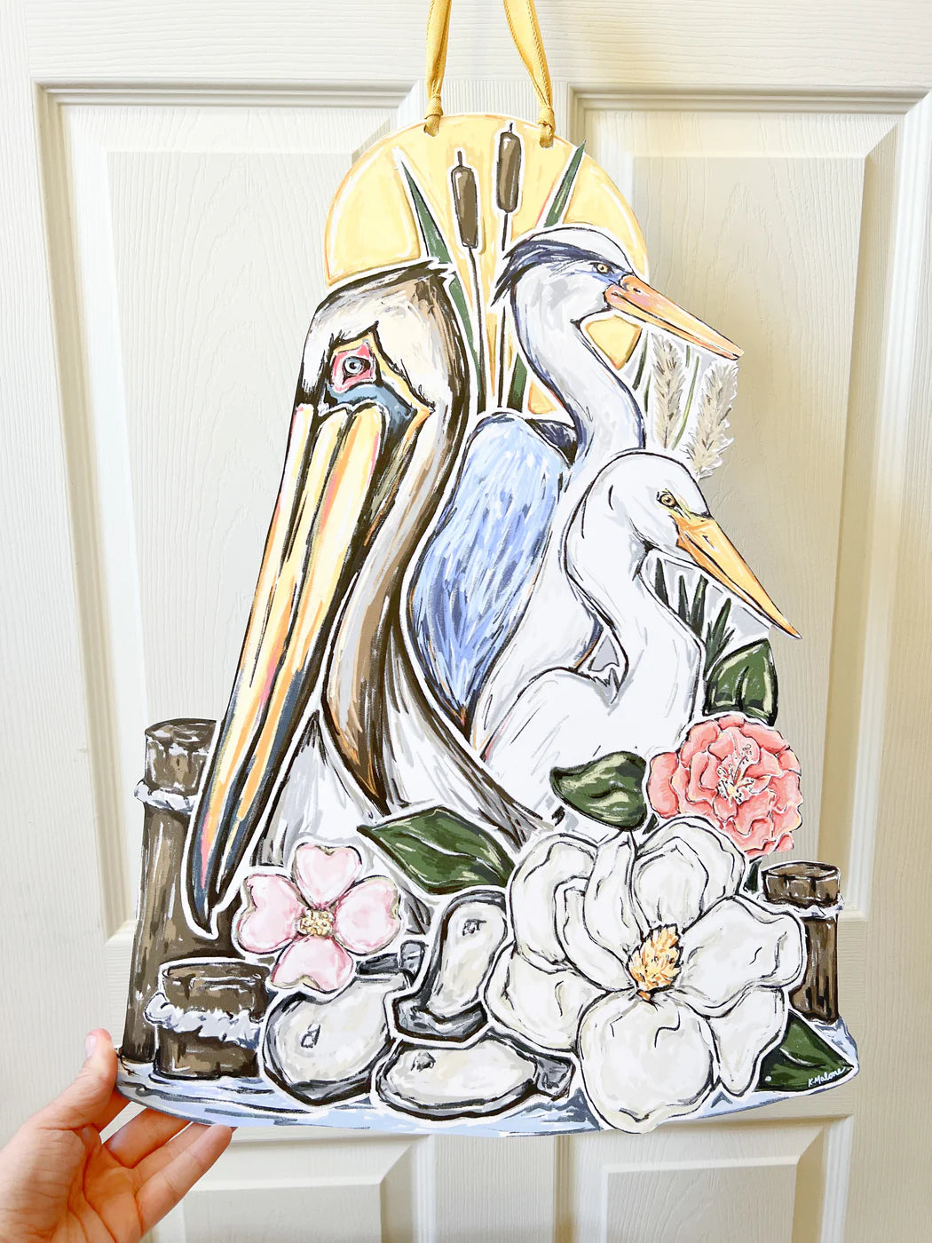 Southern Marshland Door Hanger