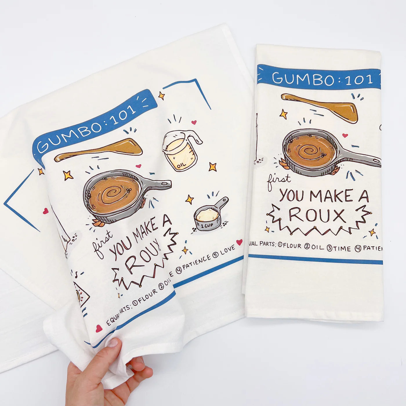 Gumbo 101 Tea Towel