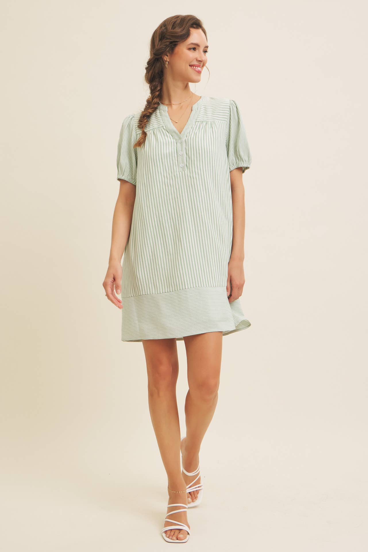 Tegan Striped Dress
