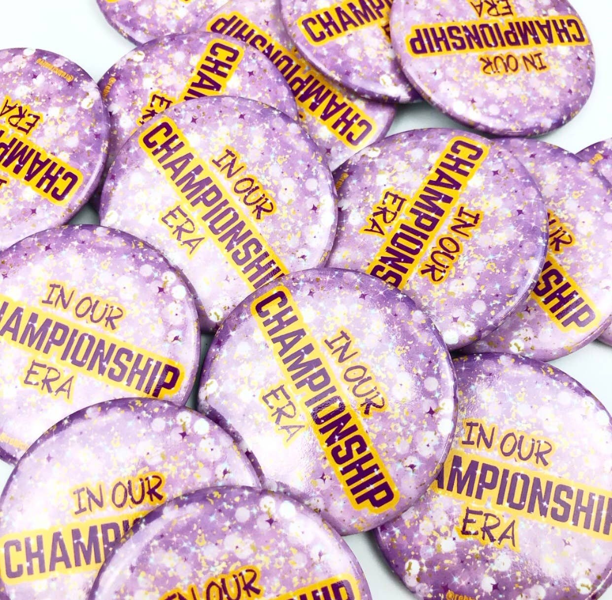 Championship Era - Lavender - Game Day Button