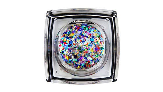Crystal Rainbow Chunky Glitter Gel