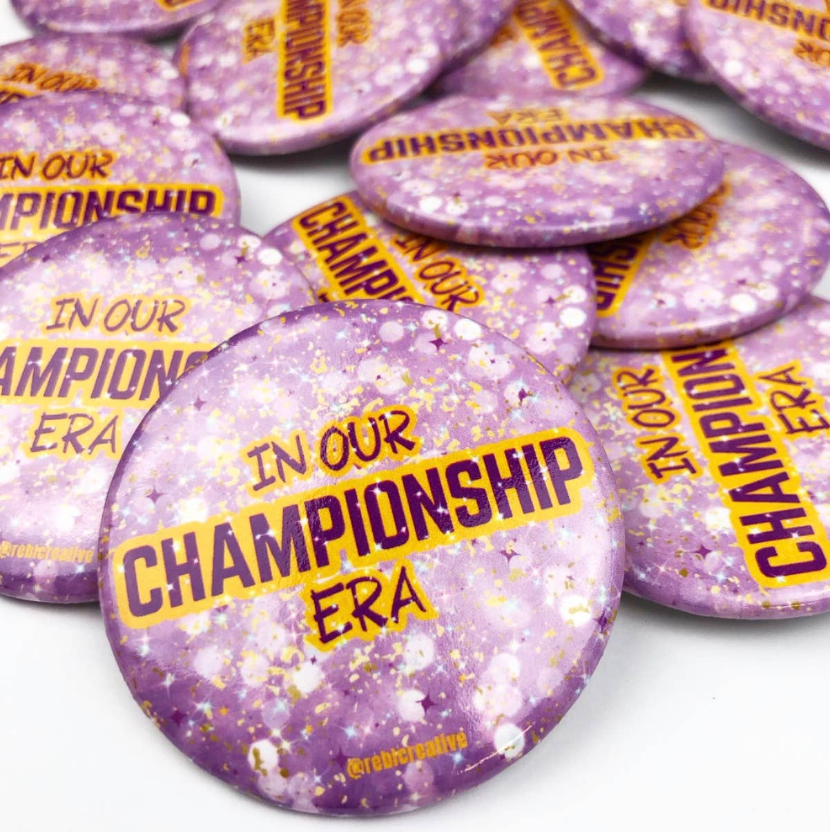 Championship Era - Lavender - Game Day Button