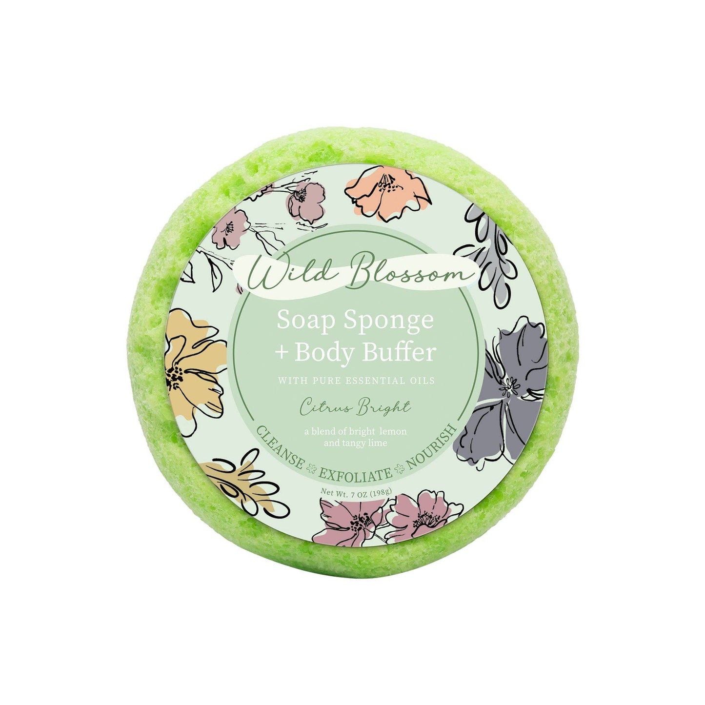 Wild Blossom Soap Infused Body Buffer-Citrus Bright