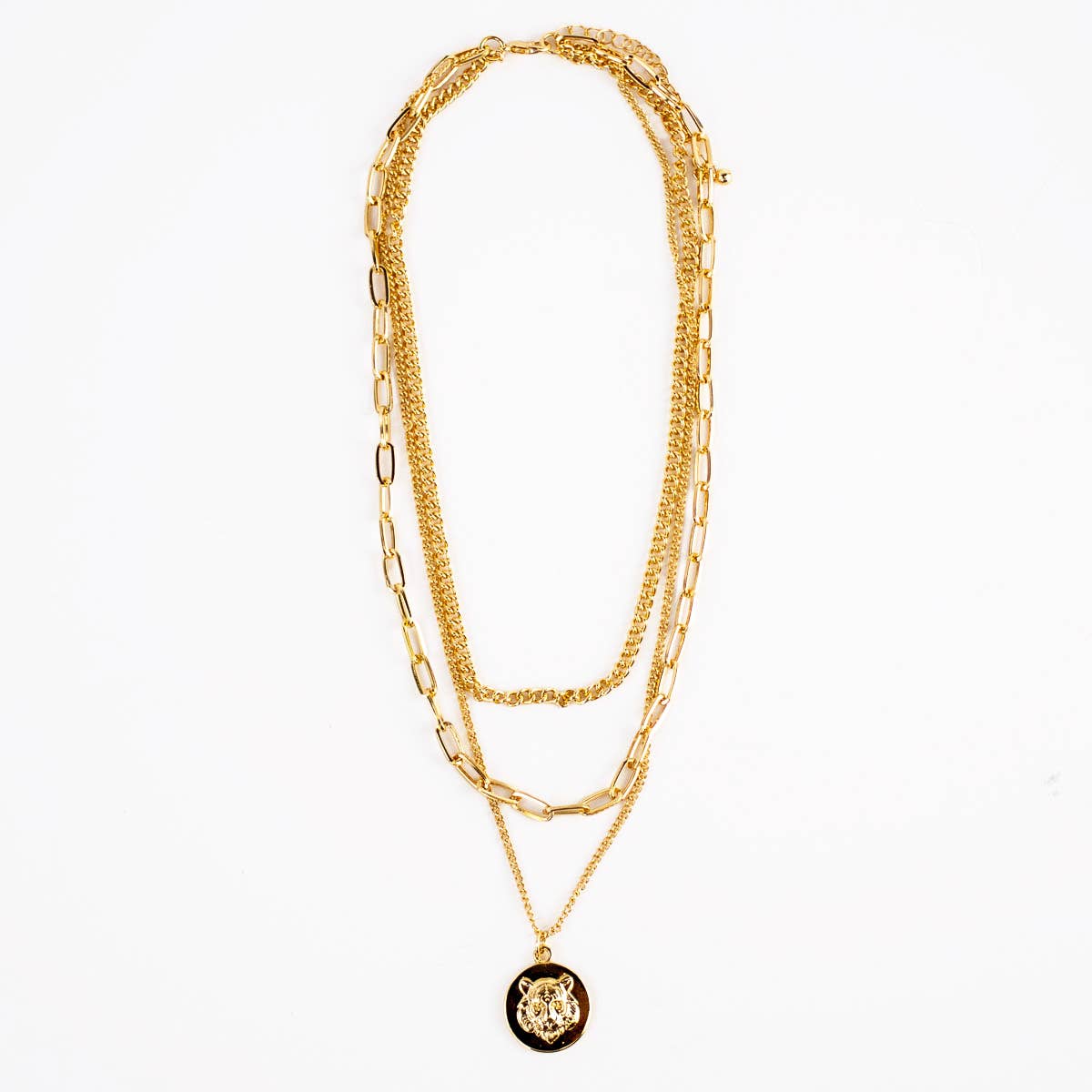 Tiger Layered Necklace