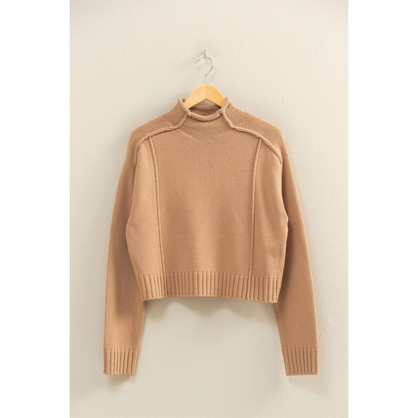 Chic Comfort High Roll Neck Sweater