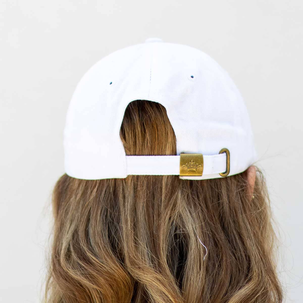 Tigers Baseball Hat White/Gold One Size