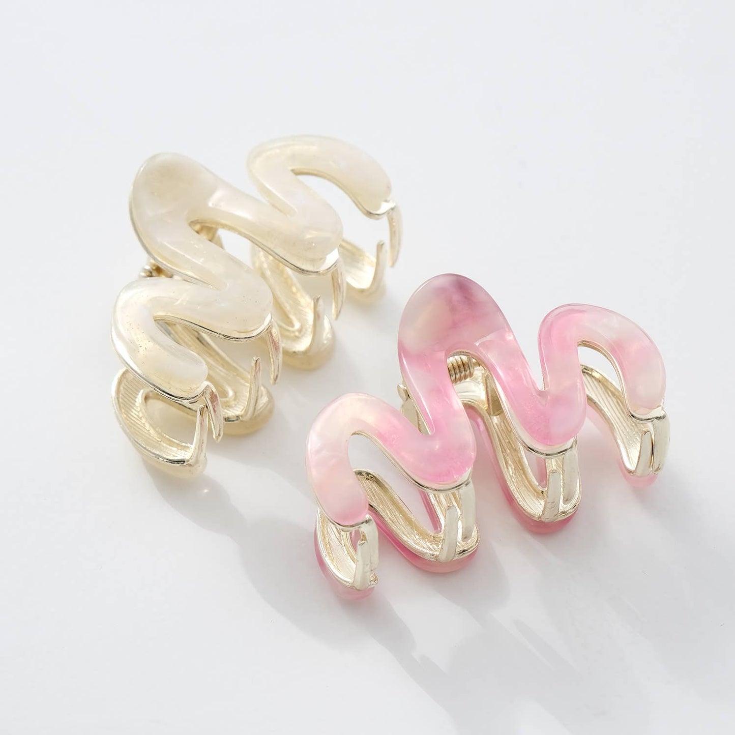 Willow Mini Fairy Dust | Mini Squiggle Metal Claw Clip