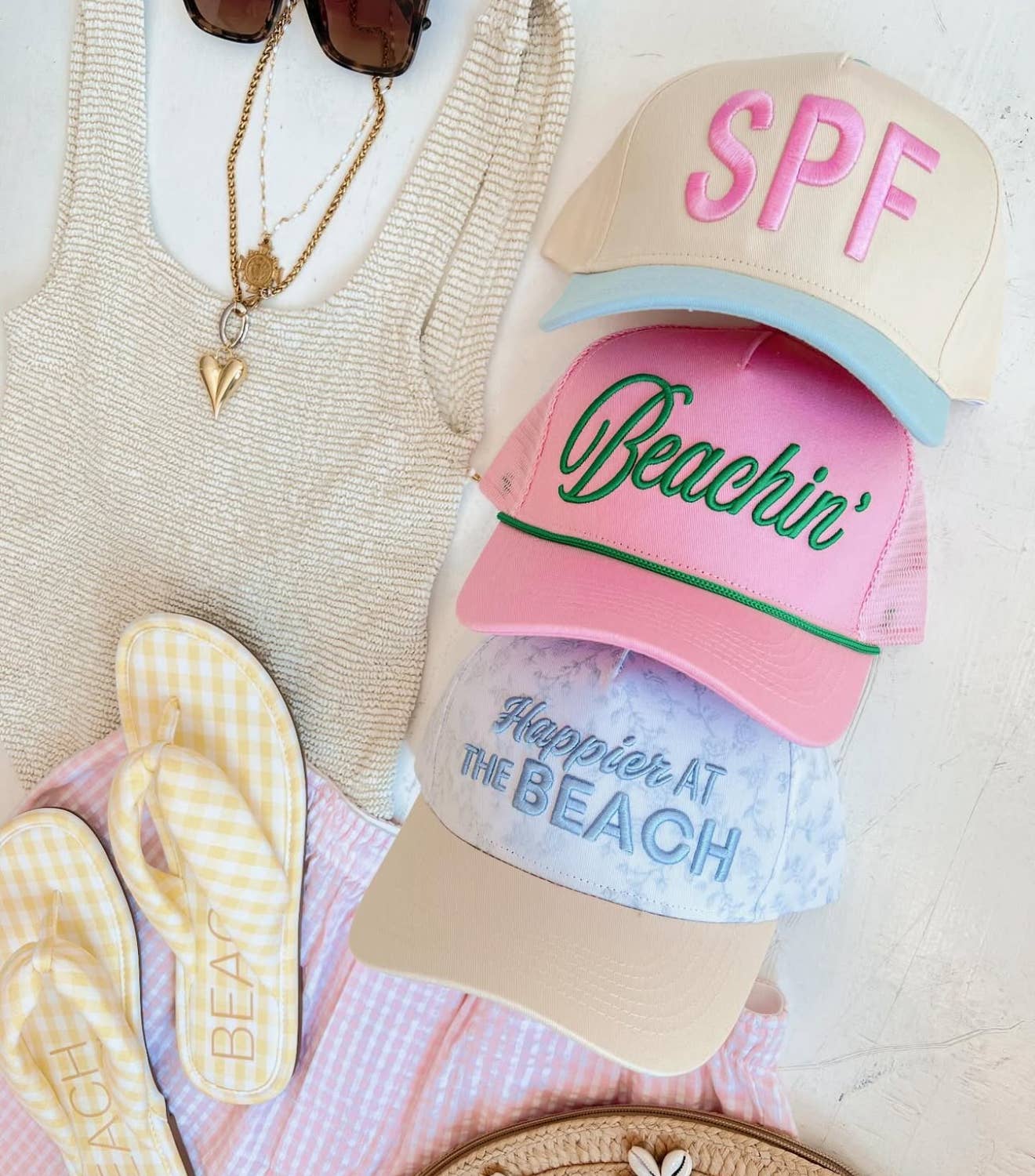 Beachin' Vintage Trucker Hat