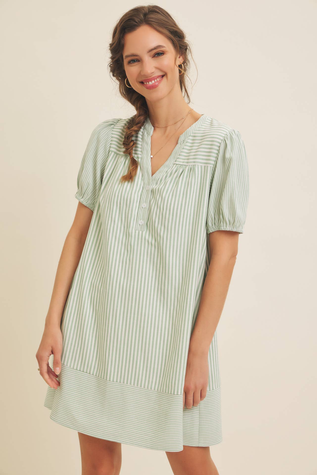 Tegan Striped Dress