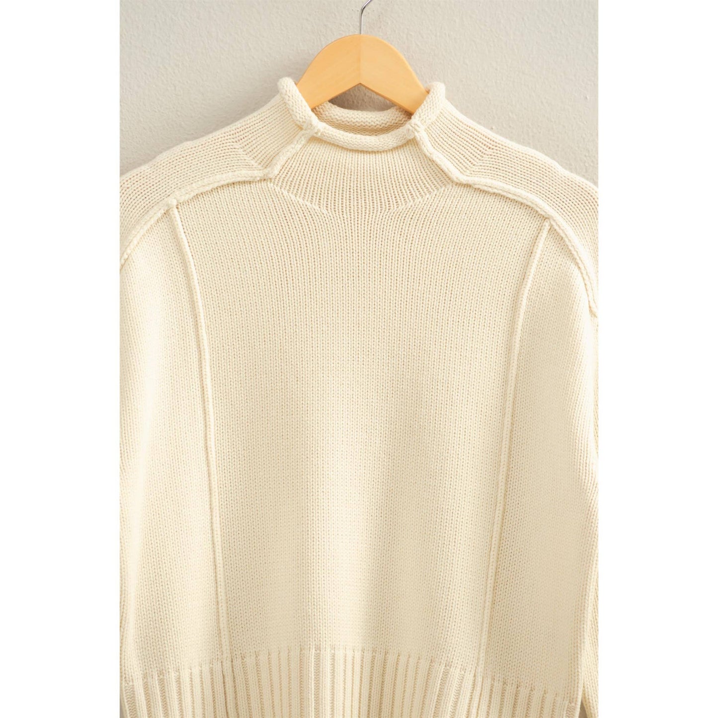 Chic Comfort High Roll Neck Sweater