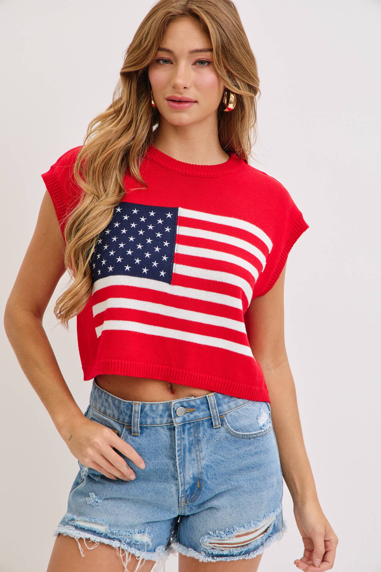 Stars & Stripes Knit Tank