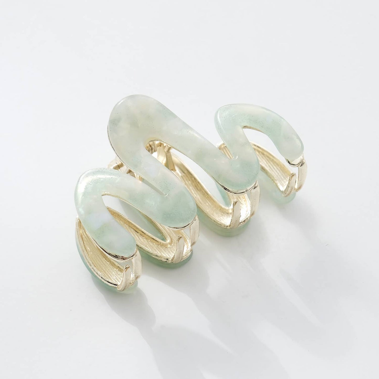 Willow Mini Fairy Dust | Mini Squiggle Metal Claw Clip