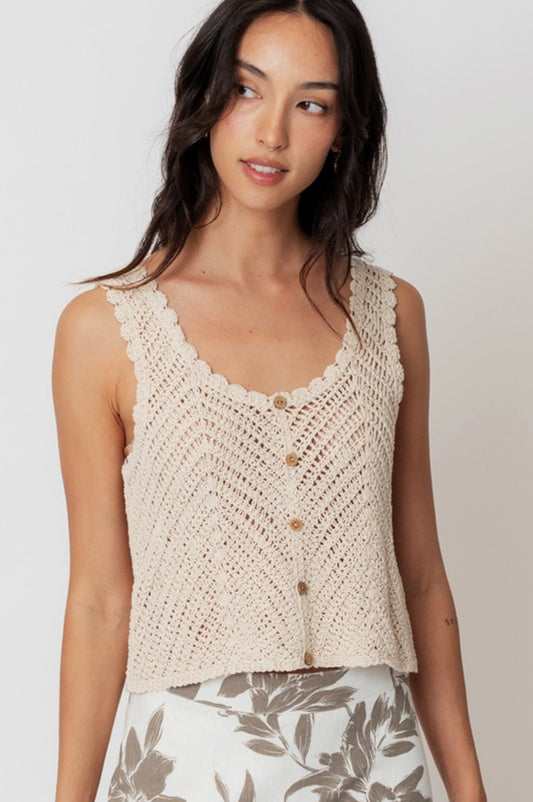 Quincy Crochet Tank