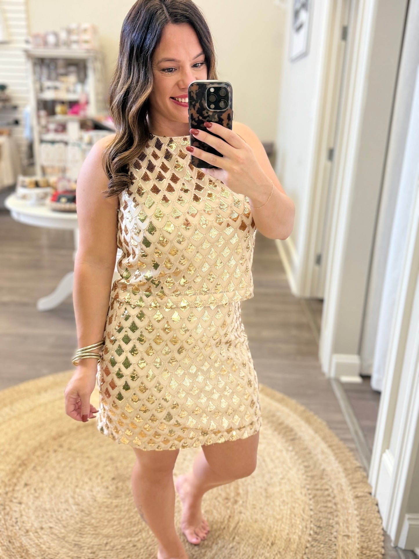 Midnight Toast Sequin Set