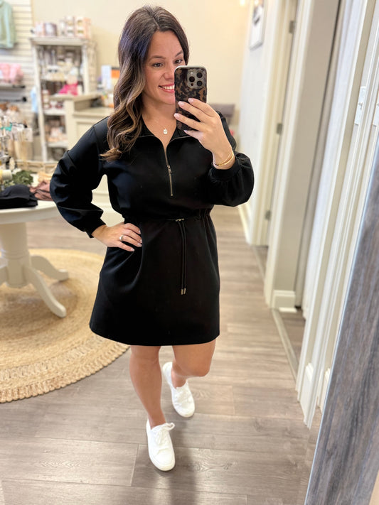Everyday Ease Half-Zip Dress
