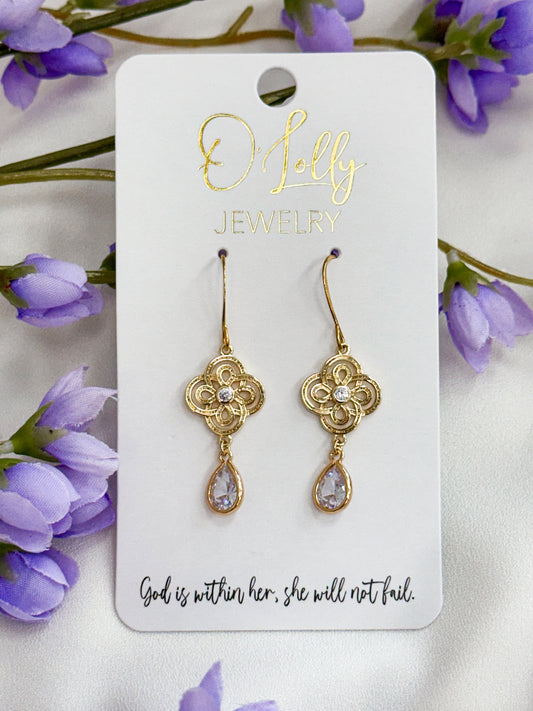 Callie Rhinestone Earrings