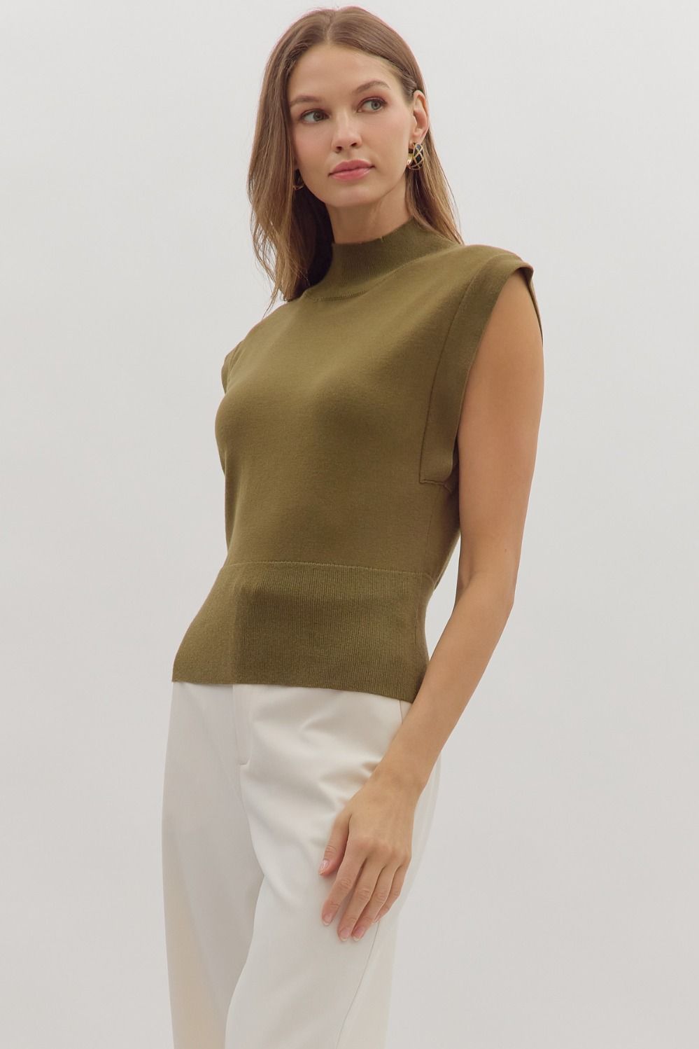 The Luxe Layer Mock Neck Knit