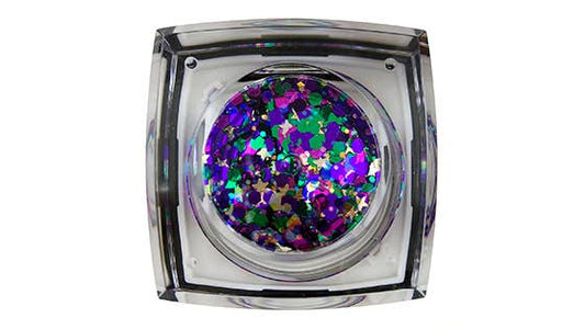 Mardi Gras Mambo Bolt Balm Chunky Glitter Gel