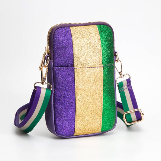 Mardi Gras Small Crossbody Bag