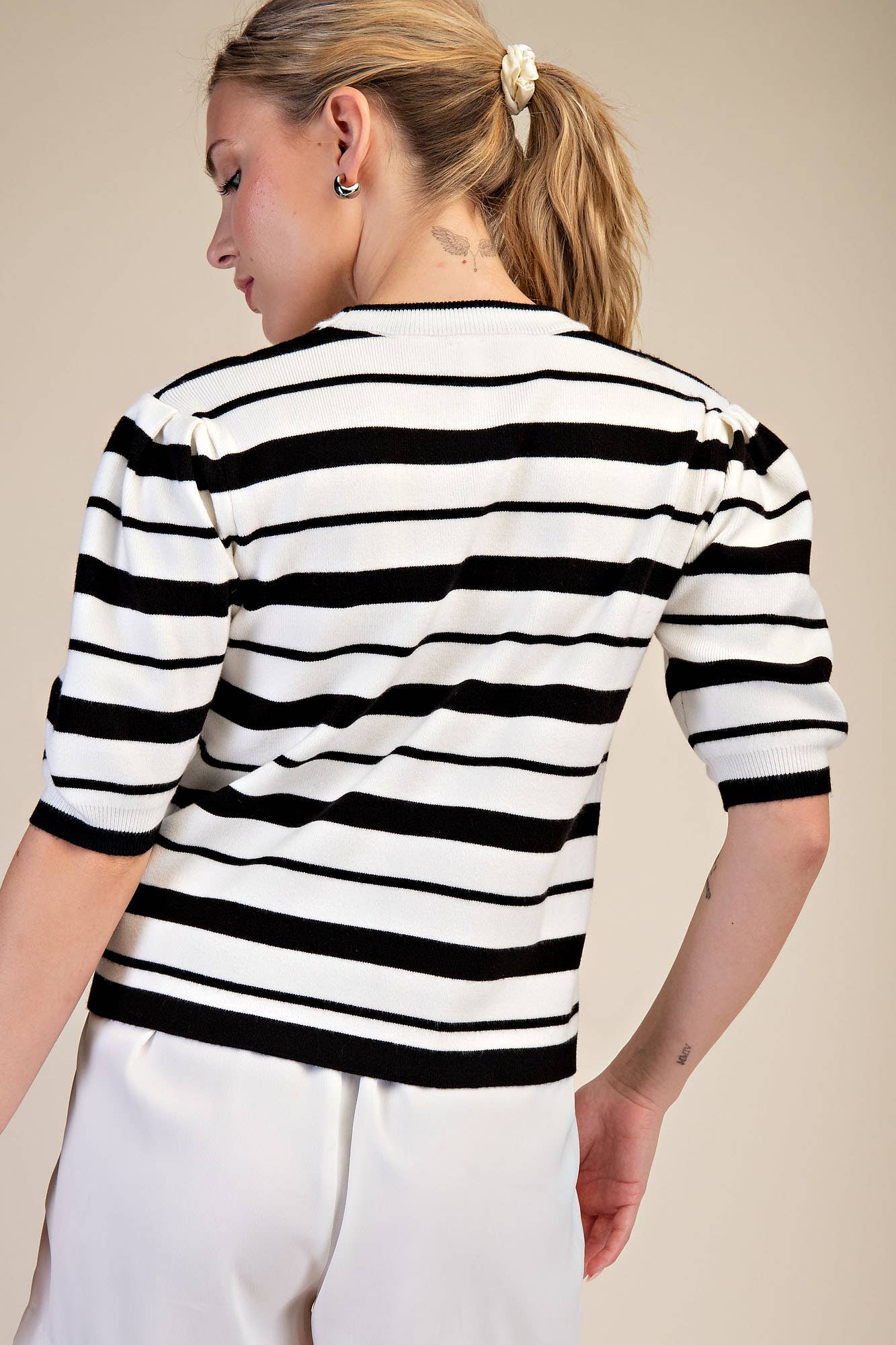 The Classic Stripe Knit Top