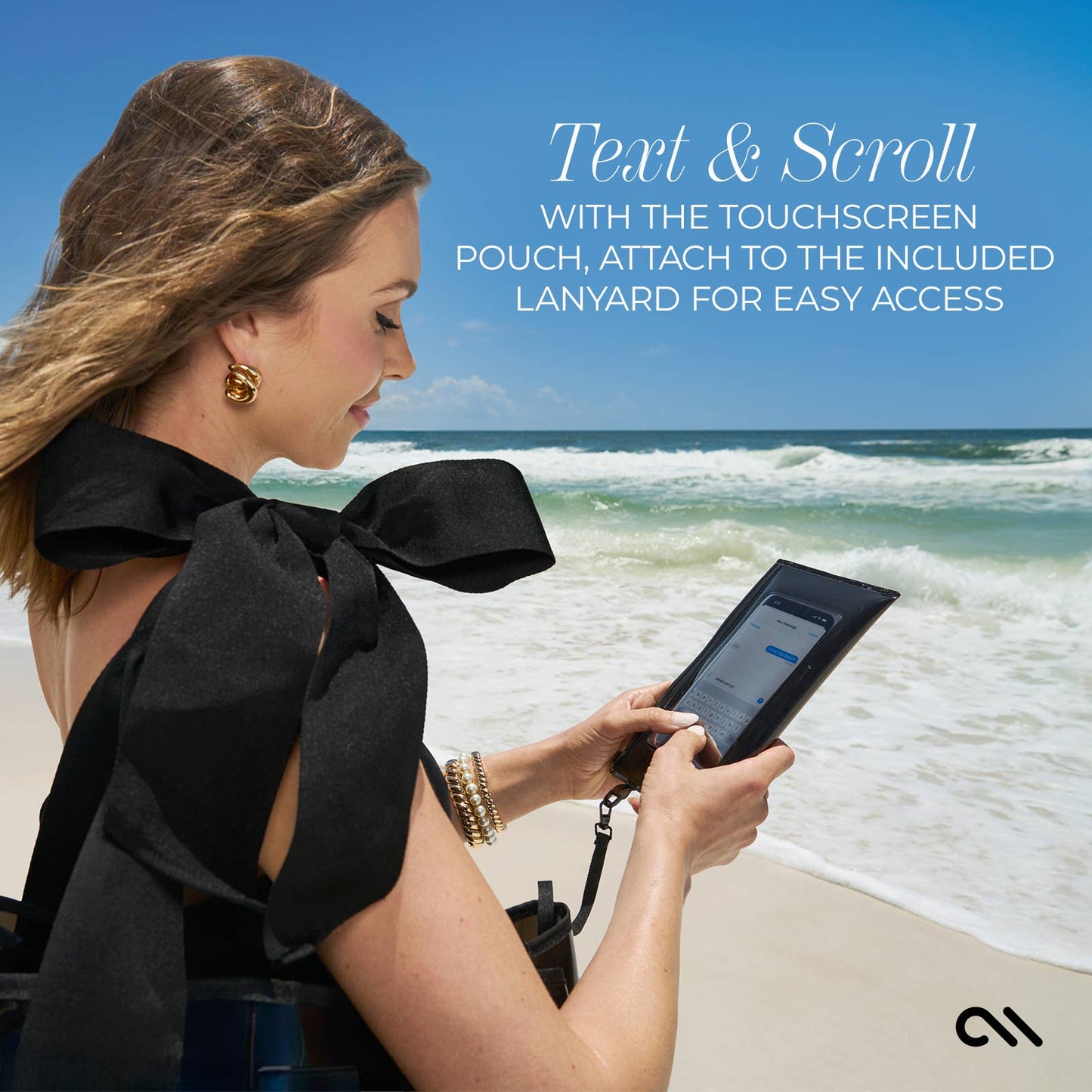 Special Edition Bow Midnight Black  Tote w/ Phone Pouch