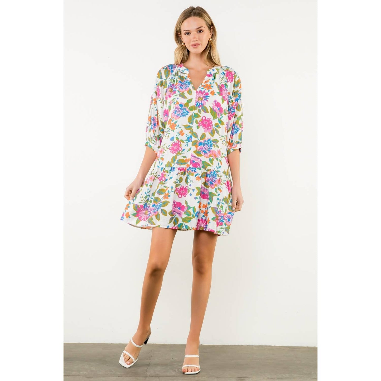 Confetti Bloom Floral Dress