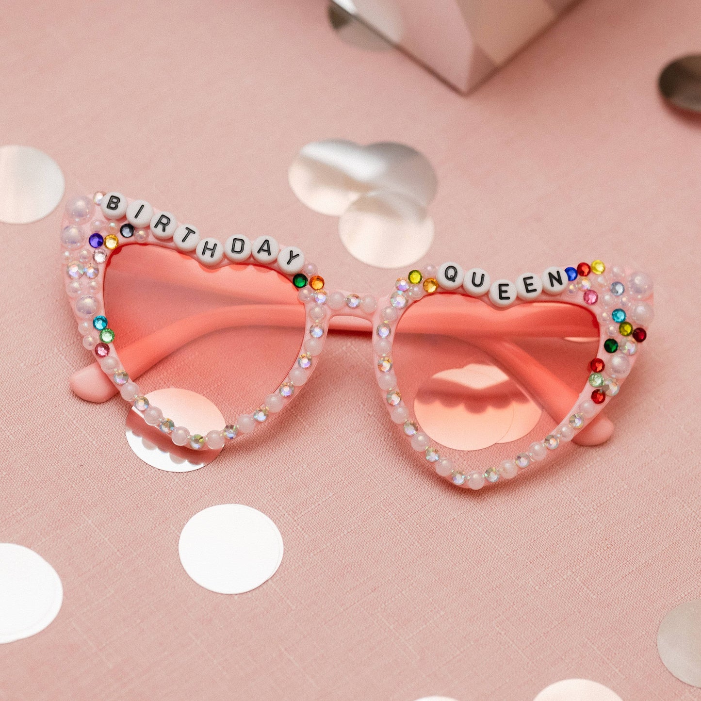 "Royalty" Embellished Birthday Themed Sunglasses