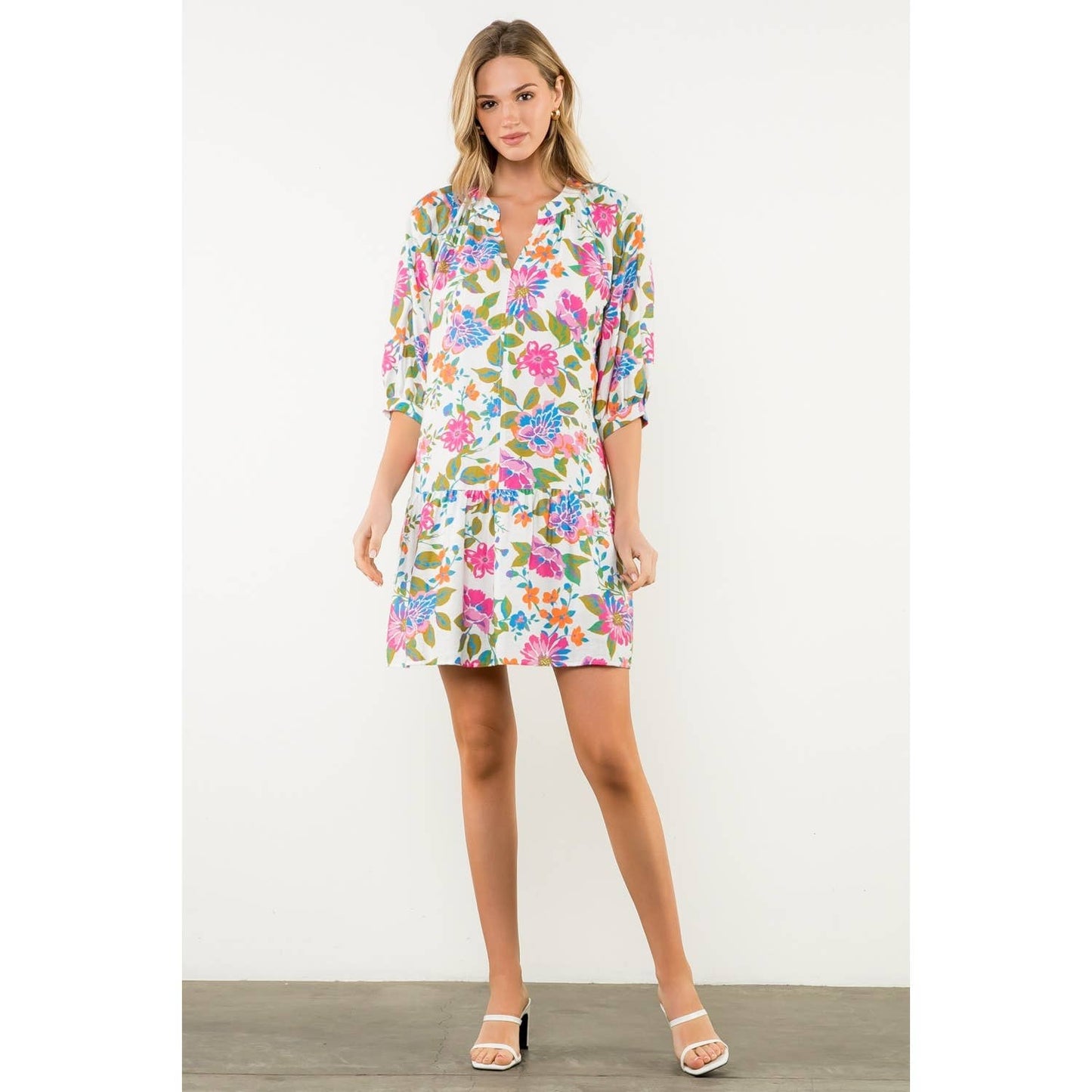 Confetti Bloom Floral Dress