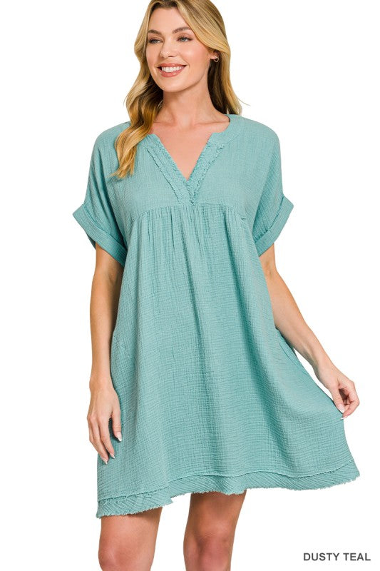 The Breezy Days Gauze Dress
