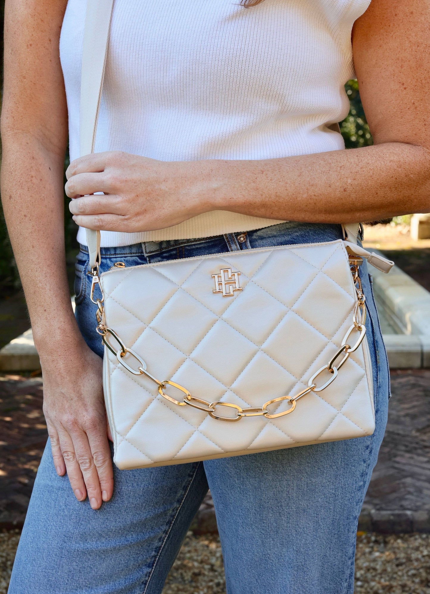 Ariana Crossbody Pearl LD