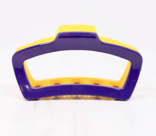 Purple & Gold Two Tone Clip