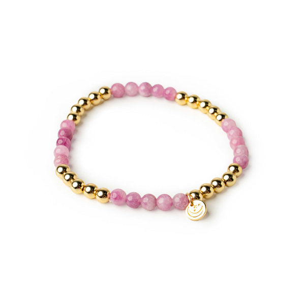 Soul Stacks Pink Tourmaline Bracelet Bar Terra Stone Collection