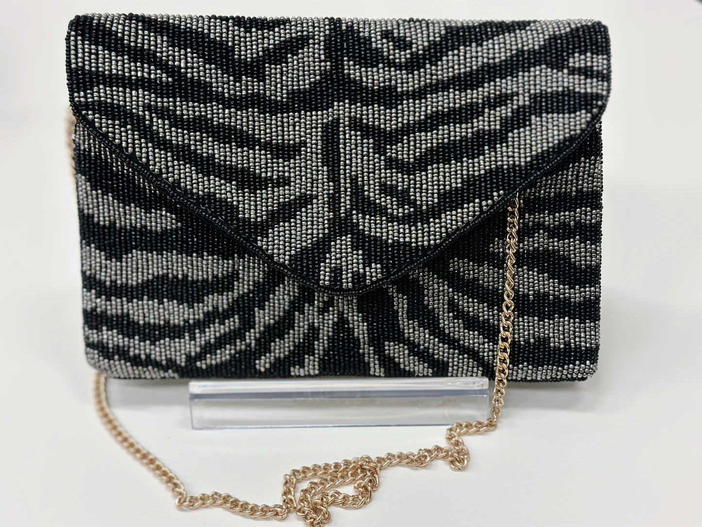 Zebra Print Clutch