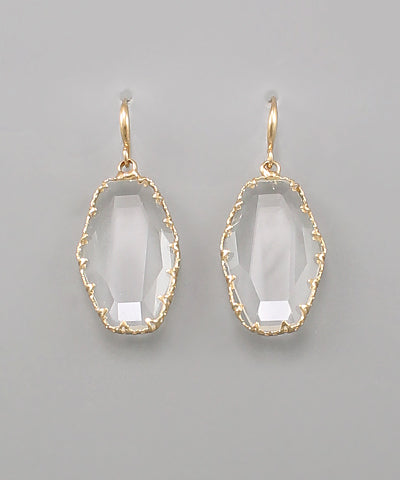 Vintage Crystal Drop Earrings