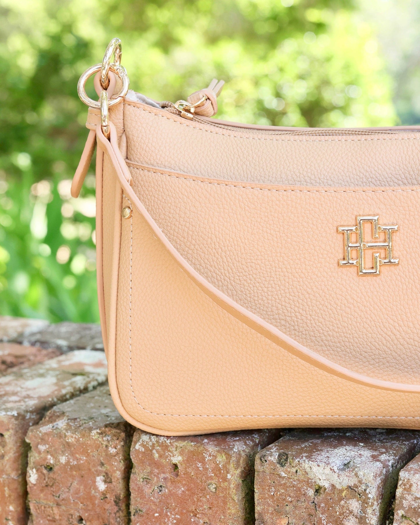Paxton Crossbody with Pockets Tan PB