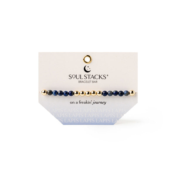 Soul Stacks Lapis Bracelet Bar Terra Stone Collection