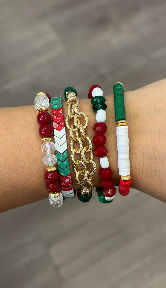 Chevron Bracelet Stack