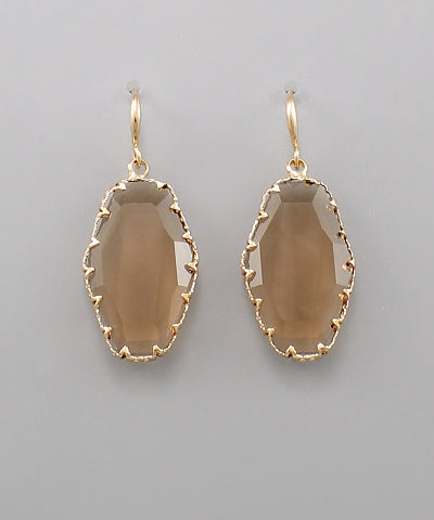 Vintage Crystal Drop Earrings