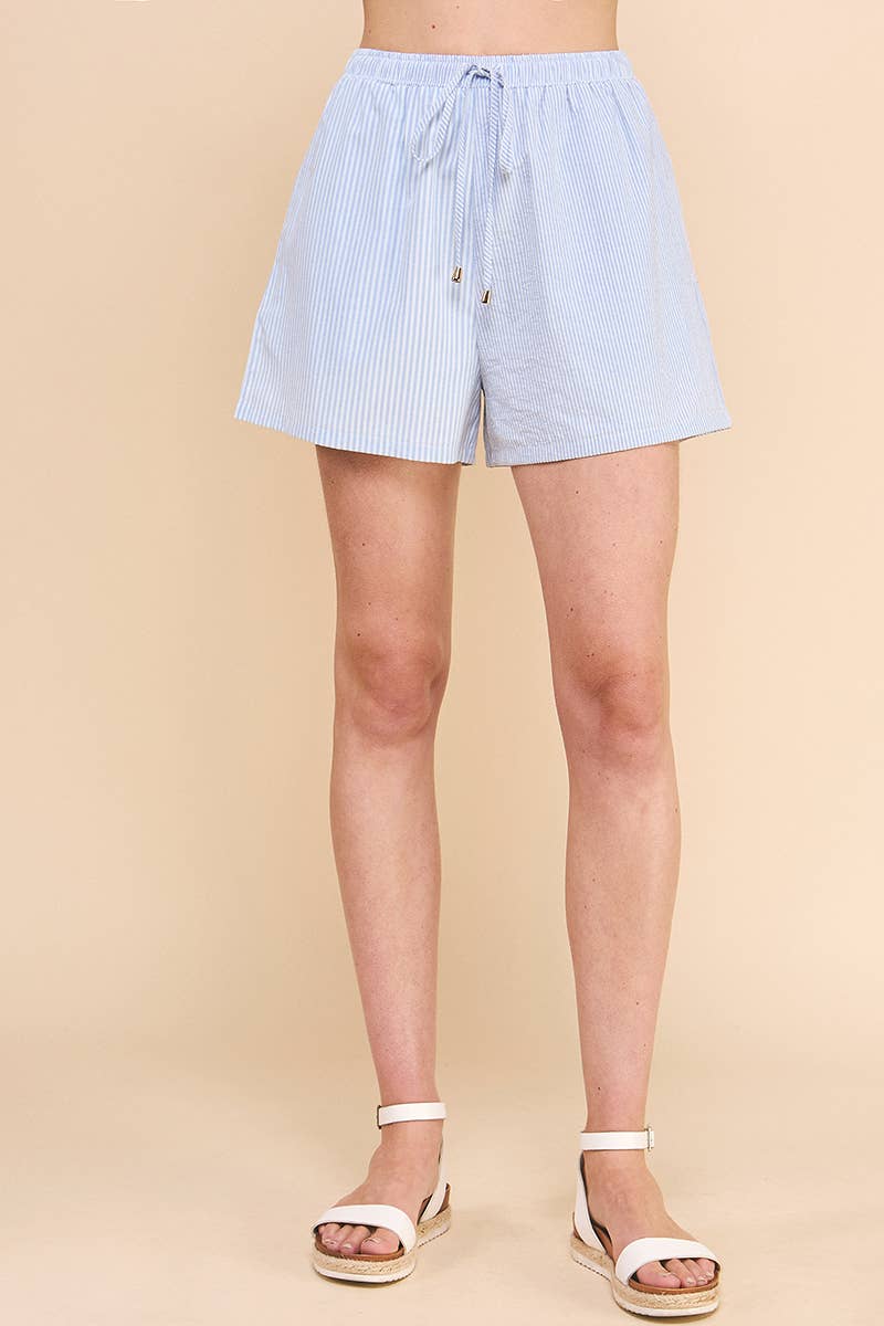 Seaside Stripe Tie Shorts