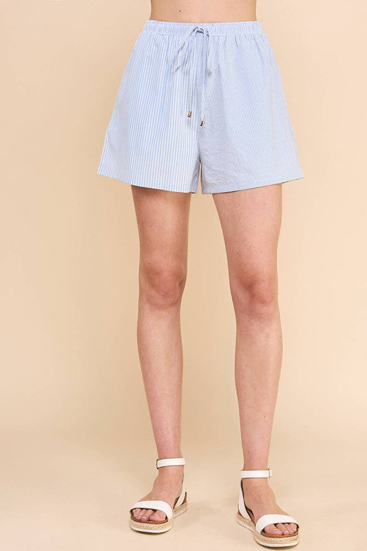 Seaside Stripe Tie Shorts