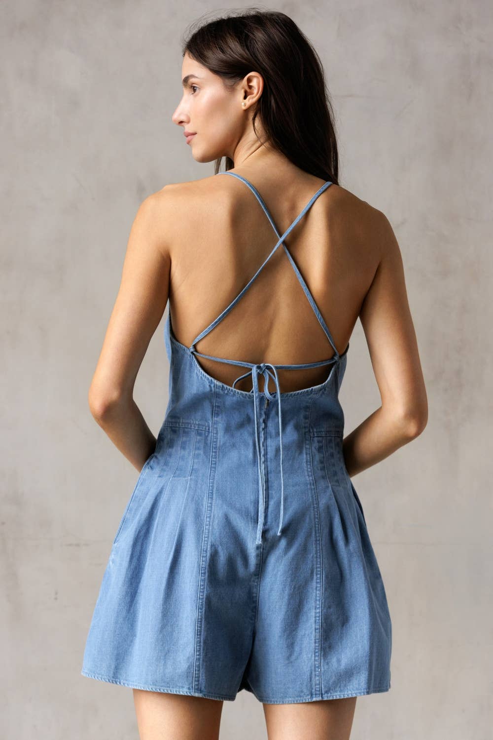 Barefoot Blues Romper