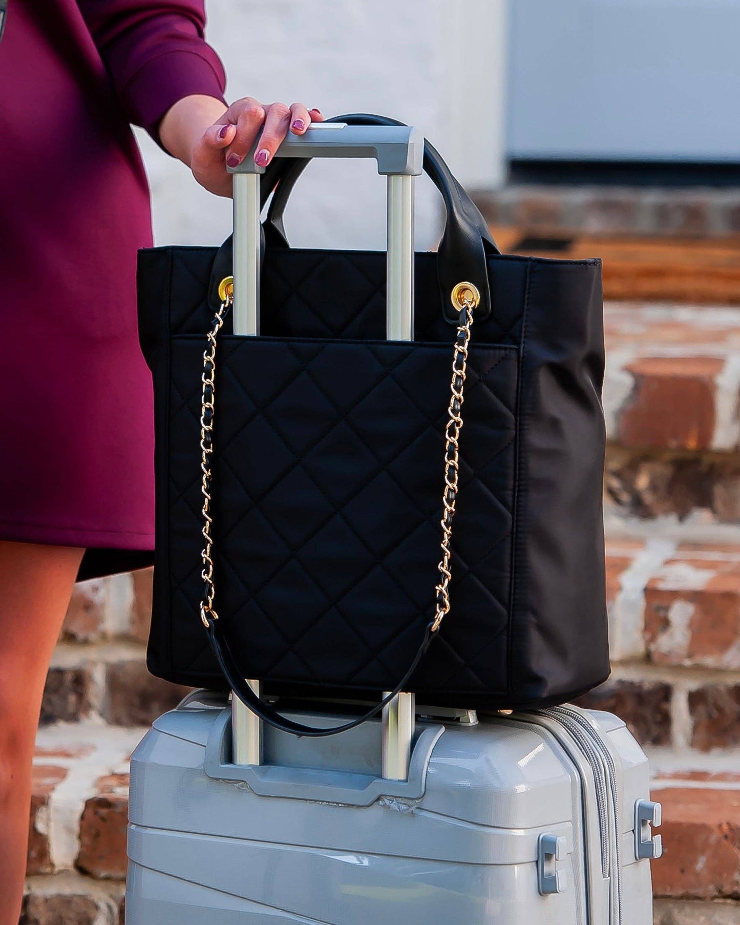 Kinzley Tote Black Nylon