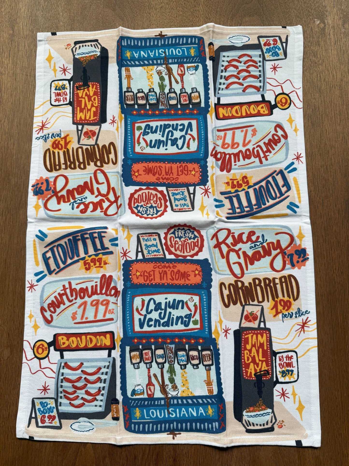 Kitchen Towel - Cajun Vending Machine