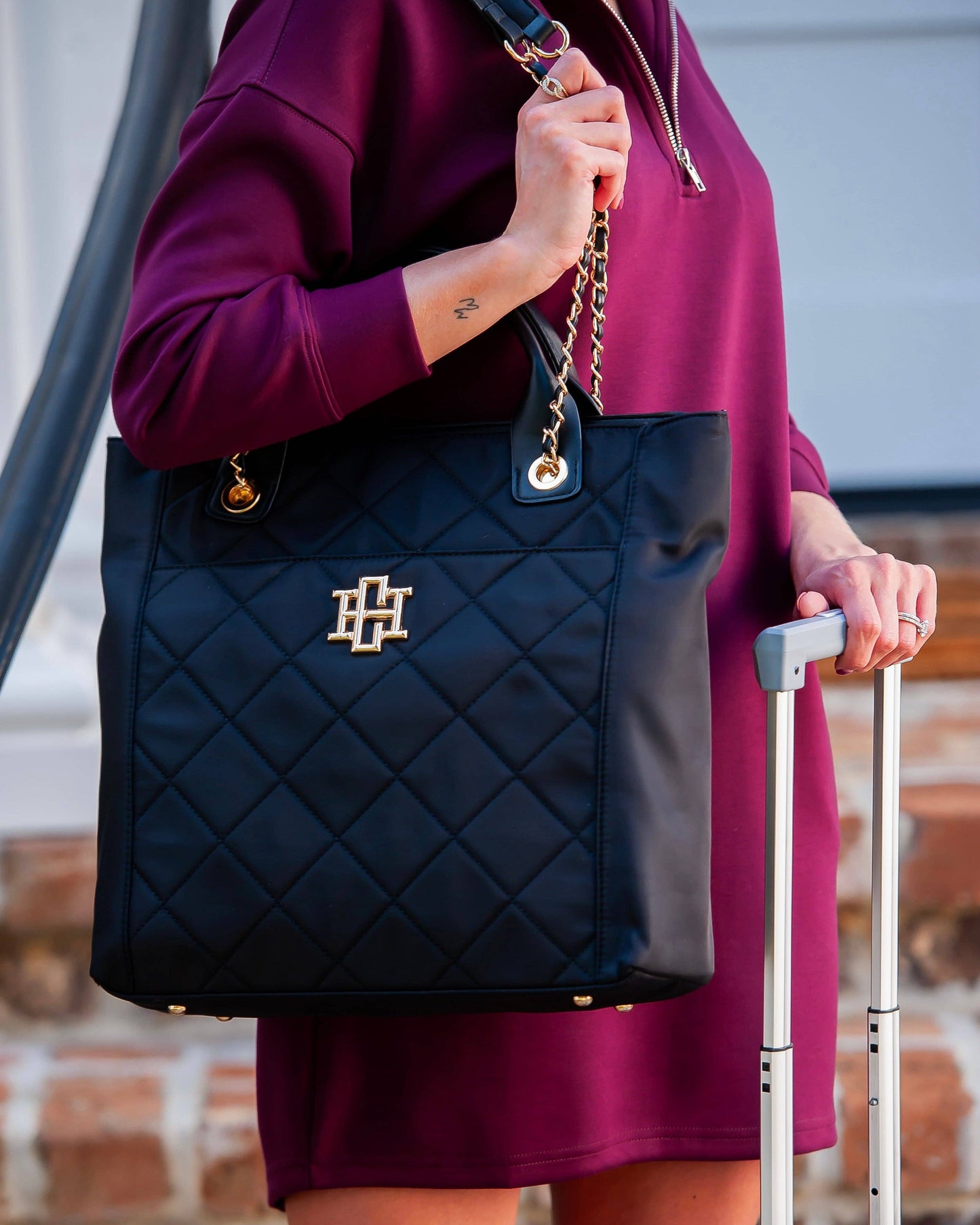 Kinzley Tote Black Nylon