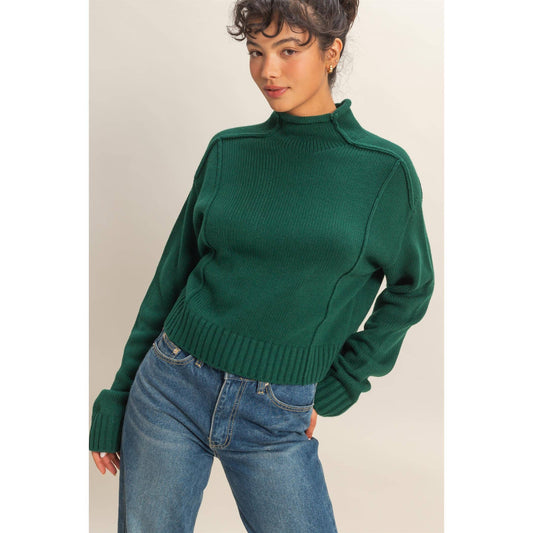Chic Comfort High Roll Neck Sweater