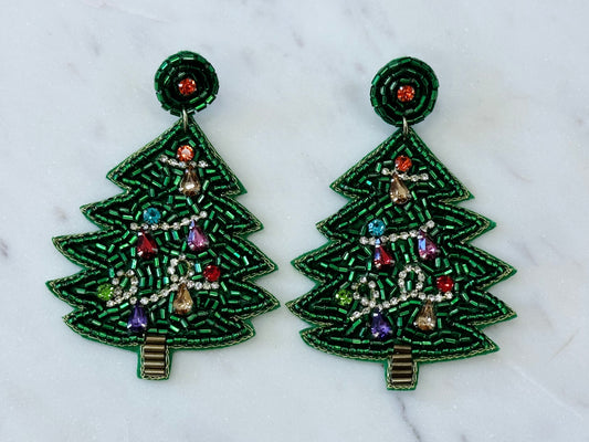 Dazzled Tree Earrings